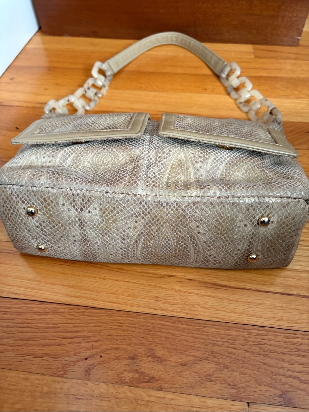Bags by Pinky Vintage Snakeskin Leather Handbag - Picture 7 of 14